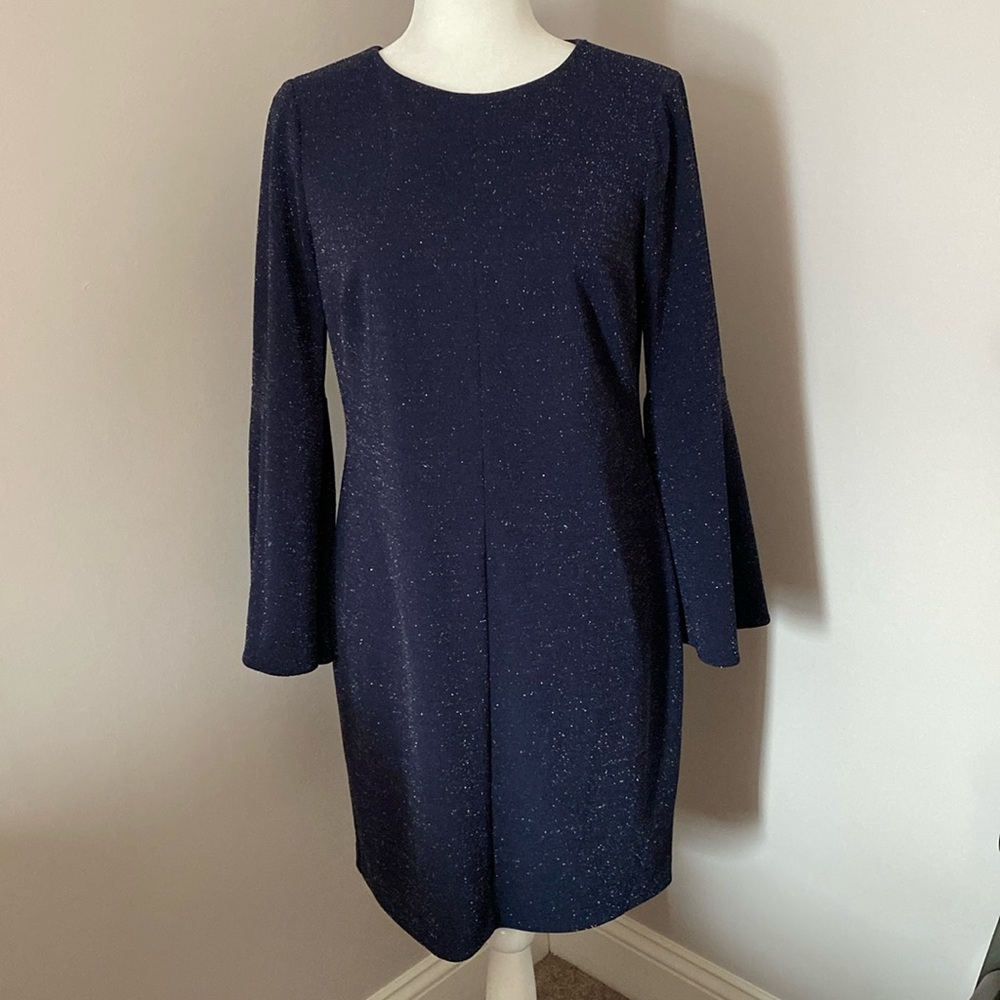 Ralph Lauren navy glitter dress